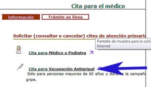 Cita previa vacuna Andalucía