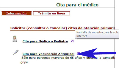 hacer y no hacer cita por internet para el medico junta de andalucia